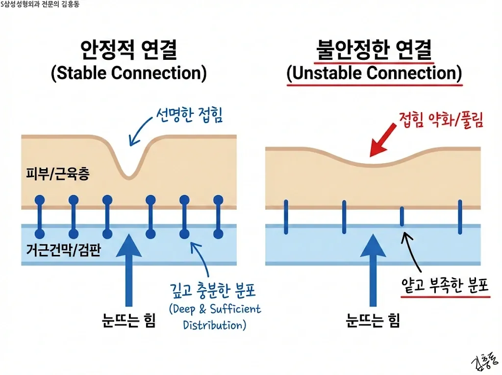 라인 유지에 필요한 안정적 연결