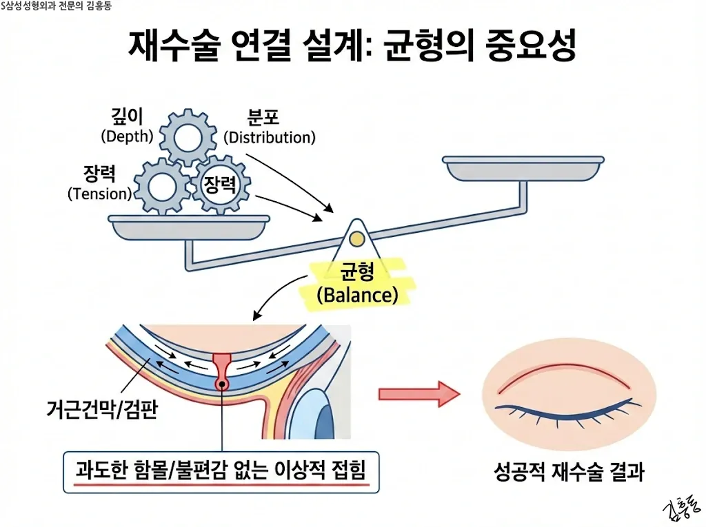 깊이 분포 장력의 균형