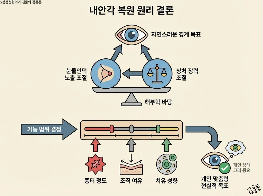 내안각 복원 원리 결론 정리