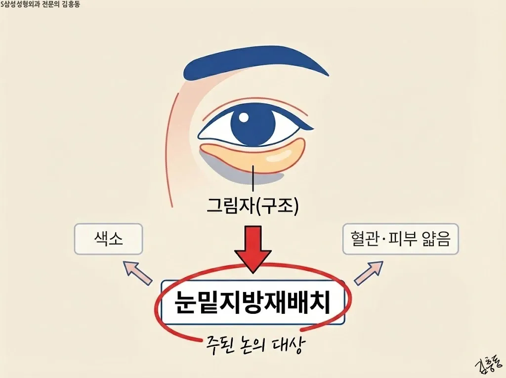 구조형 눈밑 그늘에서 논의되는 이유