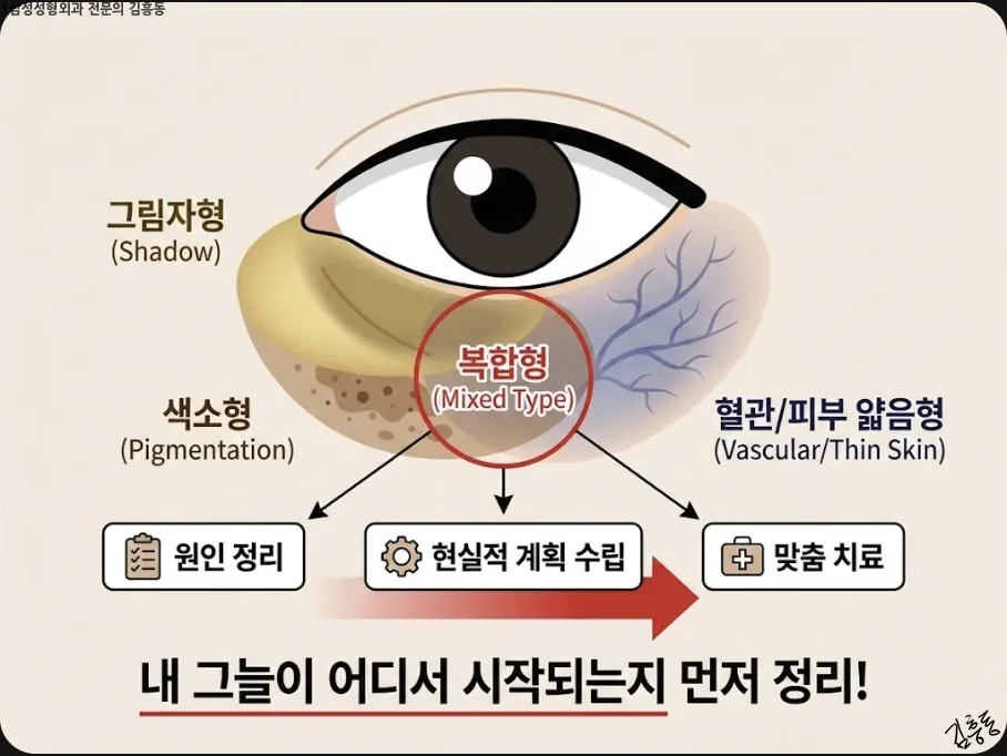 복합형 눈밑 음영의 개념