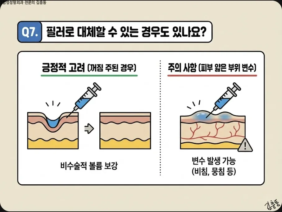 필러 선택 시 고려