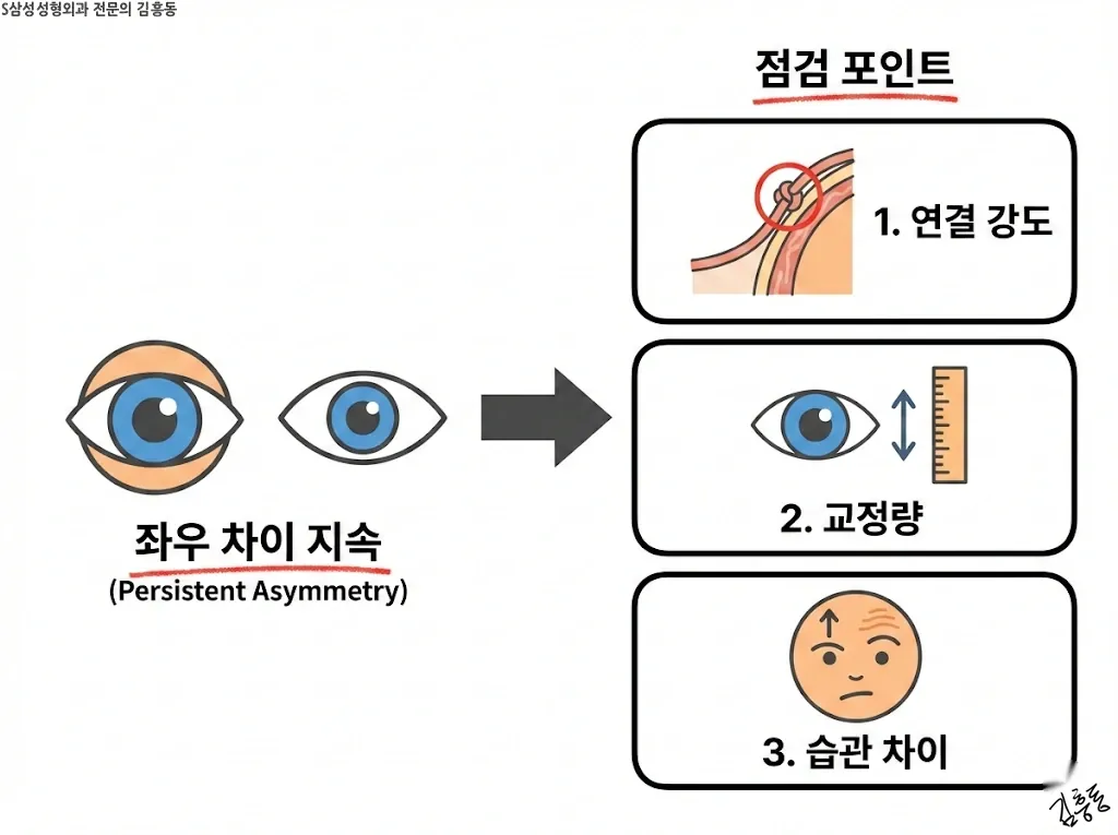 좌우 차이 지속 시 점검 포인트