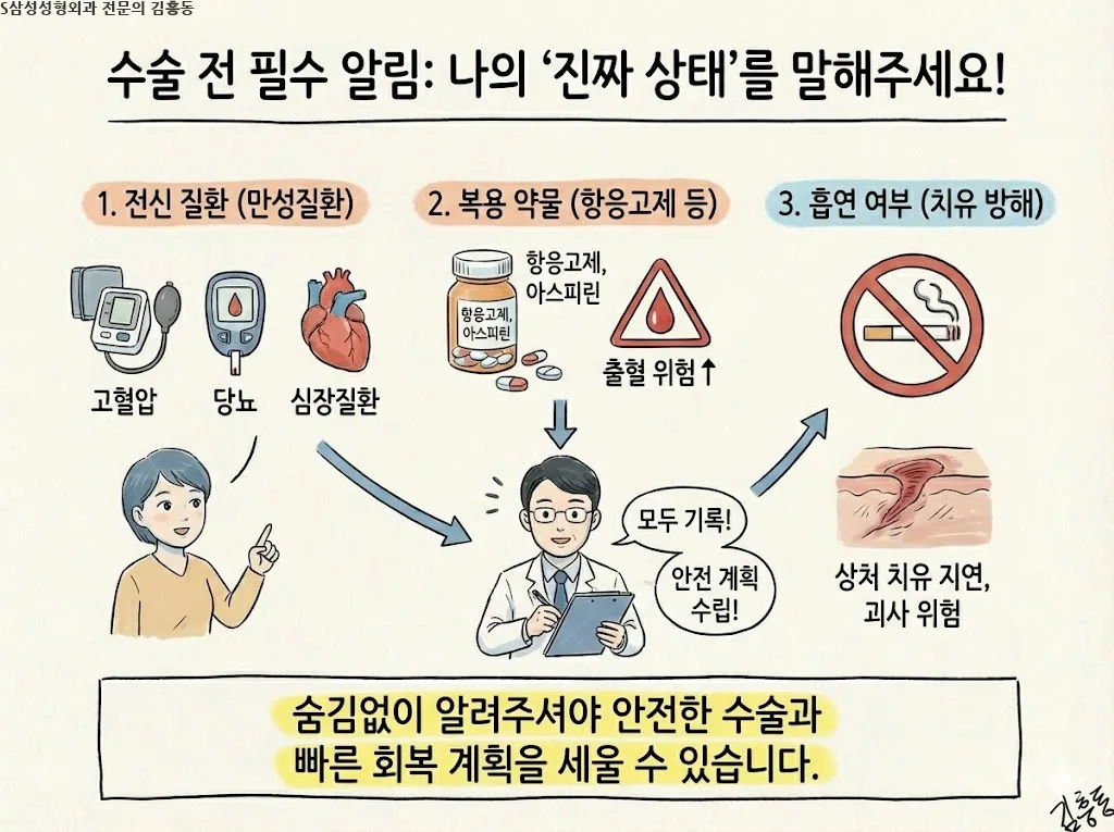 대구안면거상은 무엇을 당기는 수술인가 — 피부와 깊은층의 역할 구분