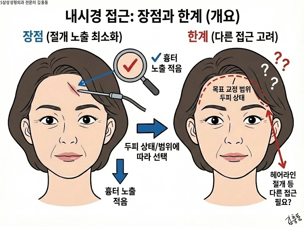 내시경 접근의 장점과 한계 개요