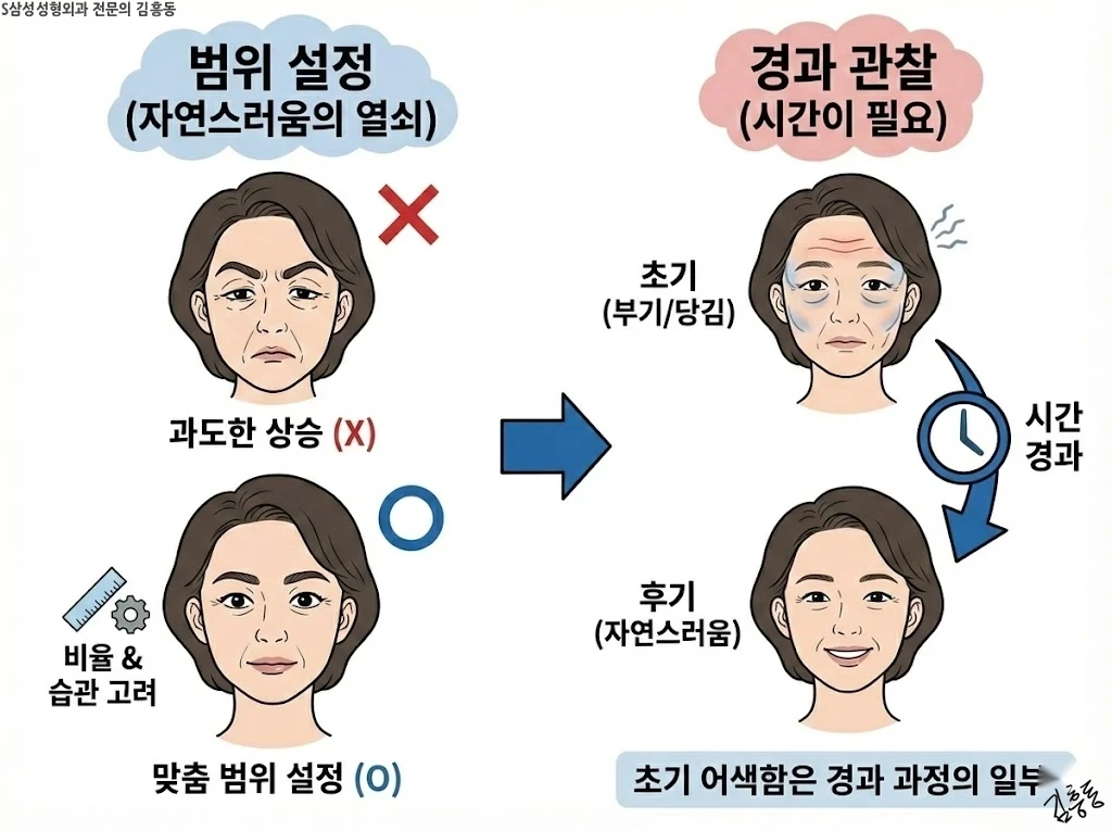 자연스러움은 범위 설정과 경과에 따라 달라질 수 있음