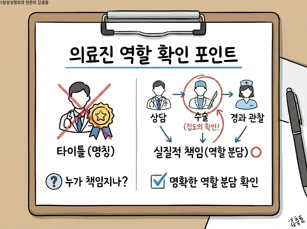 상담 근거를 설명받는 장면