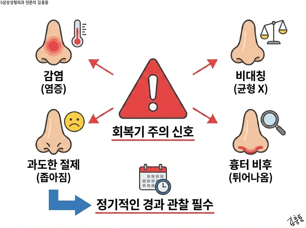 회복기 주의 신호