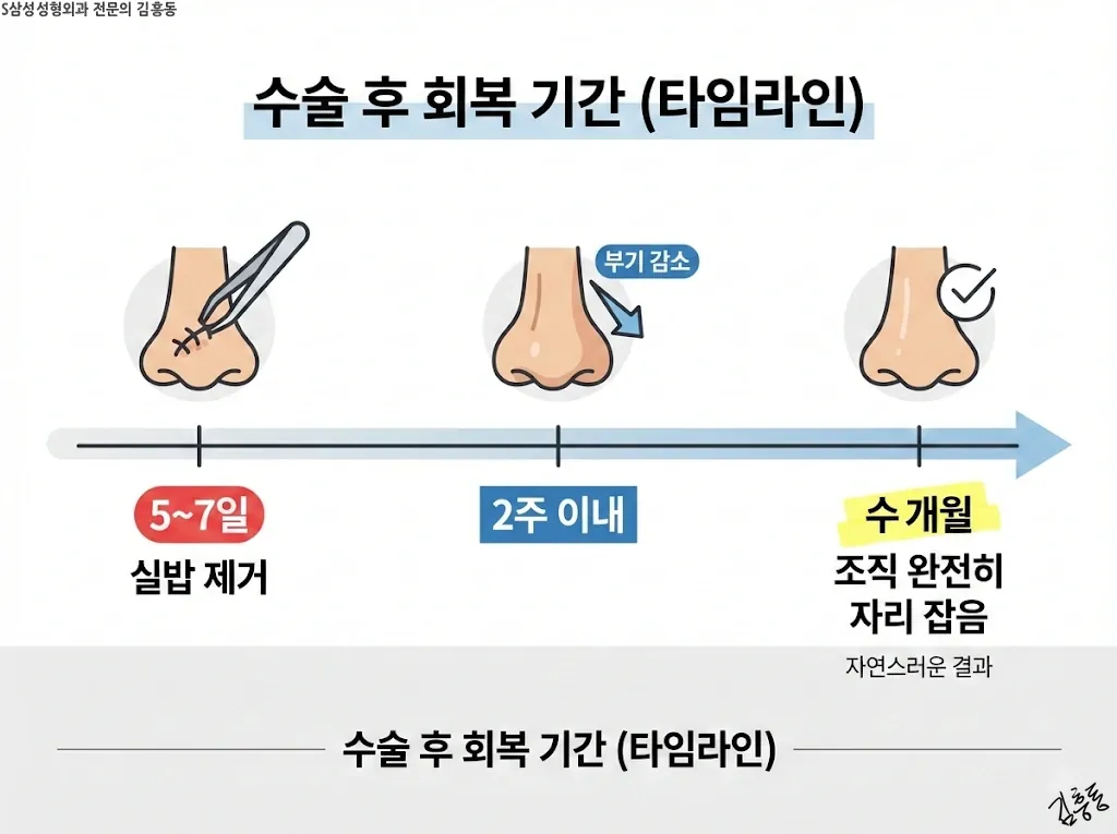 시기별 회복 단계