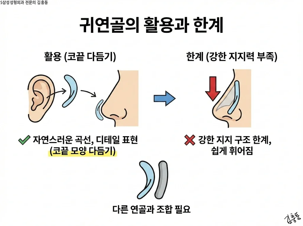 귀연골의 활용과 한계