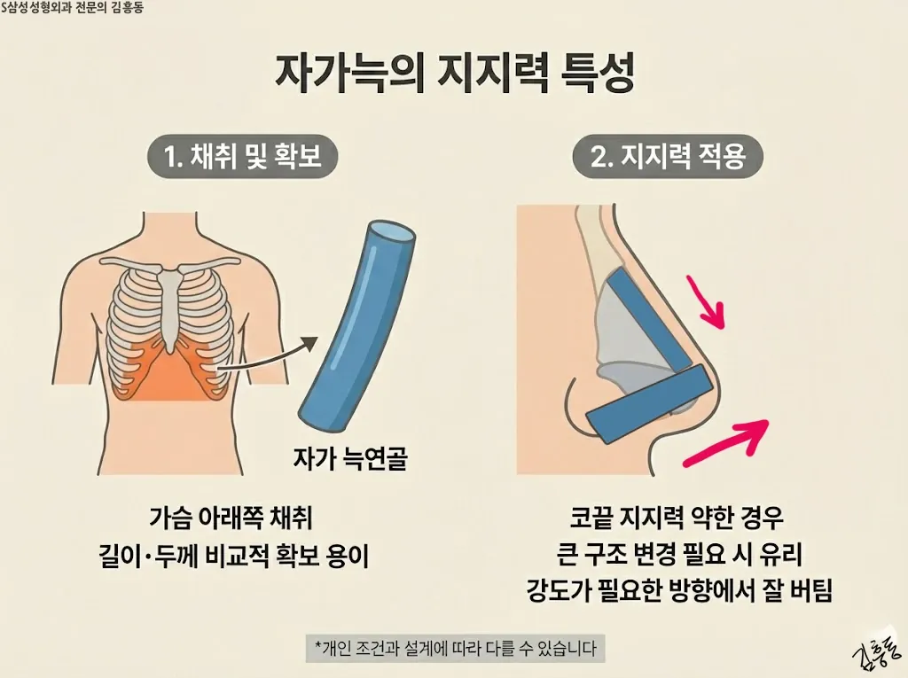 자가늑의 지지력 특성