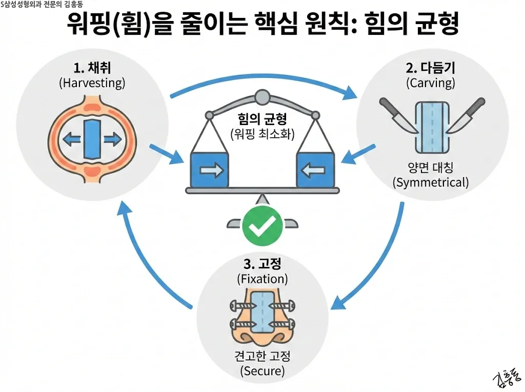 워핑을 줄이는 핵심 원칙