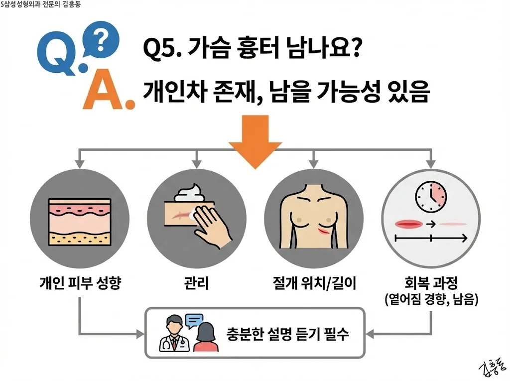 FAQ 가슴 흉터